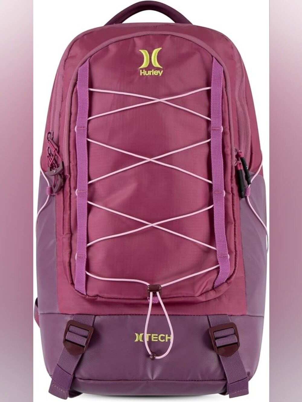 Hurley Commuter Travel Backpack Mauve New